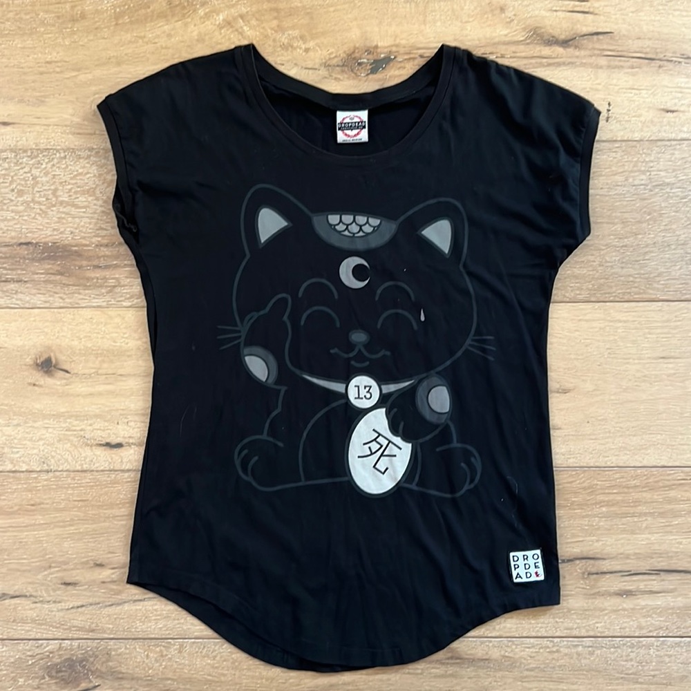 Dropdead unlucky kitty tee